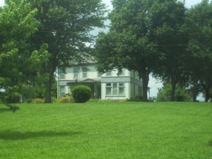 Frank James' house near Clinton, MO