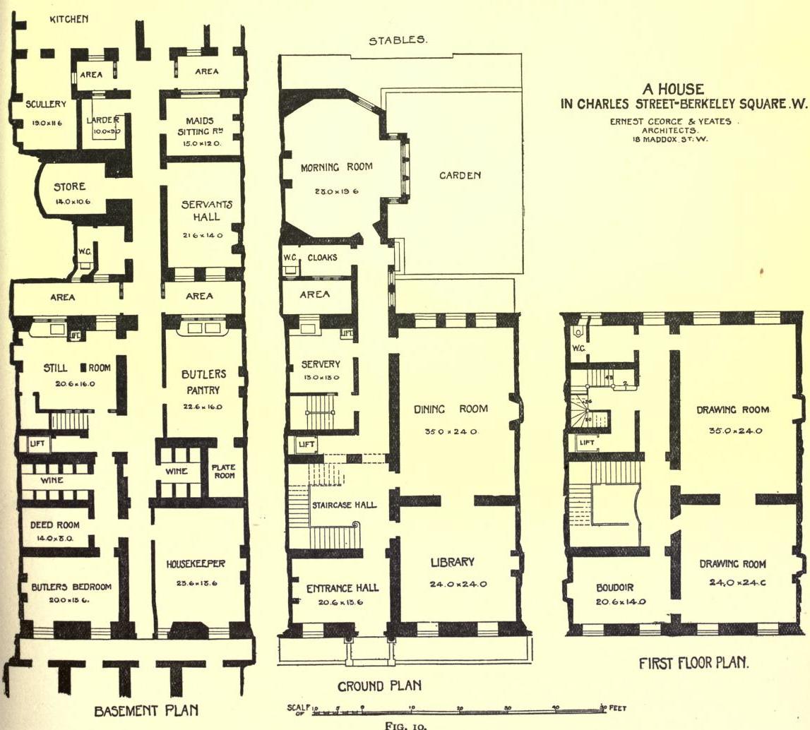 Houses in Fin de Siècle Britain Floor Plans and the 